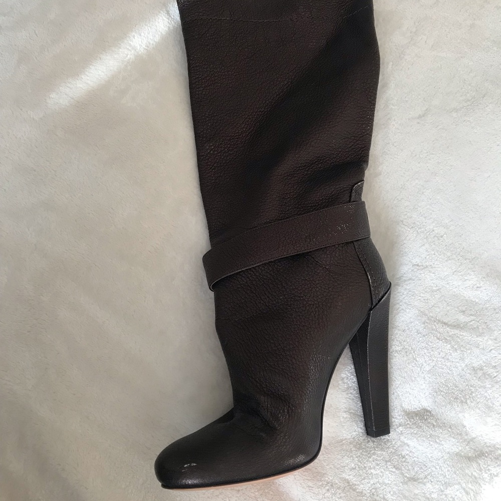Joan and David mid calf high heel leather boots - Picture 8 of 8